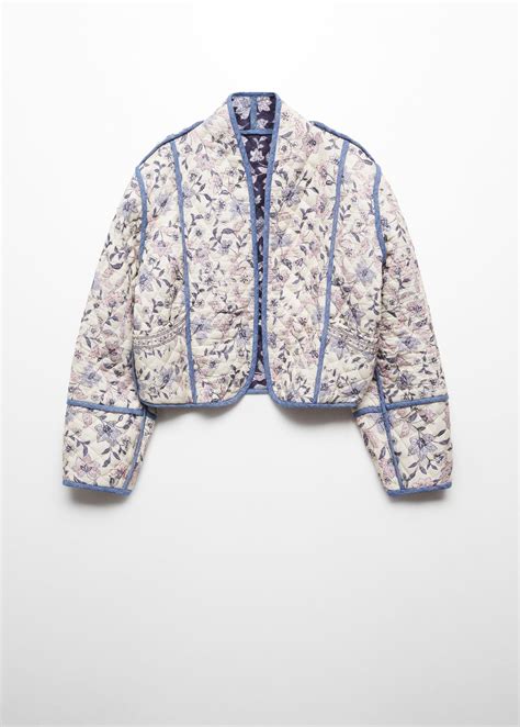 mango quilted reversible jacket